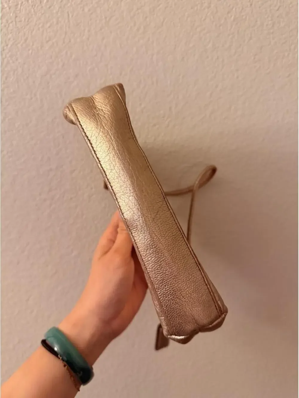 Vintage Rose Gold Coach Turnlock Wristlet